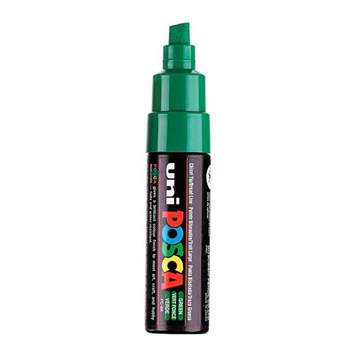 MARCADOR POSCA UNI PC-8K VERDE