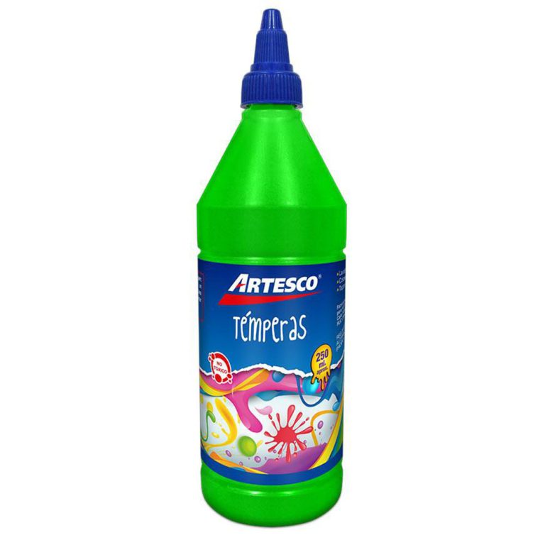 TEMPERA ARTESCO X 250ml. NEON VERDE