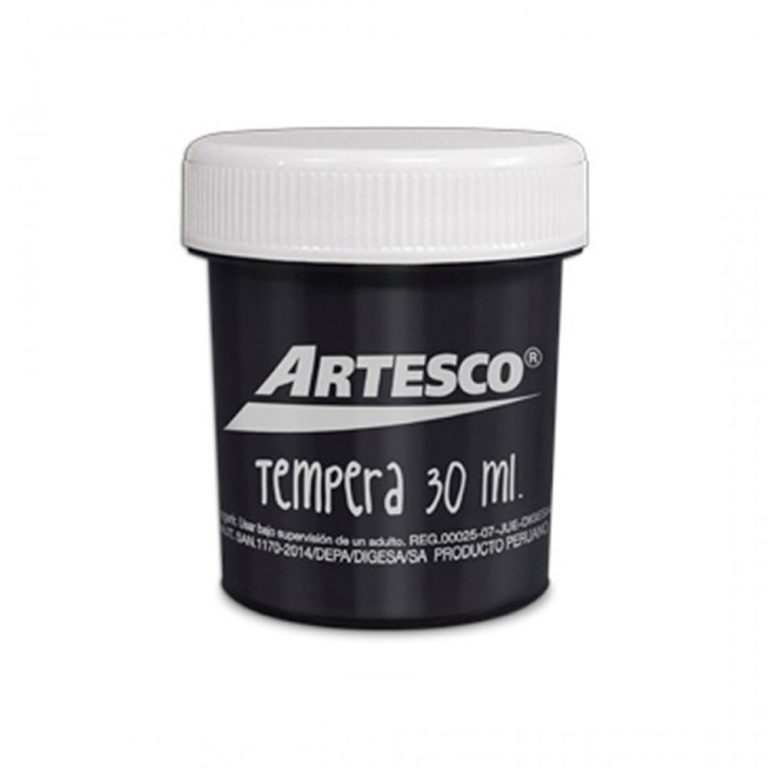 TEMPERA ARTESCO X 30 ML NEGRO