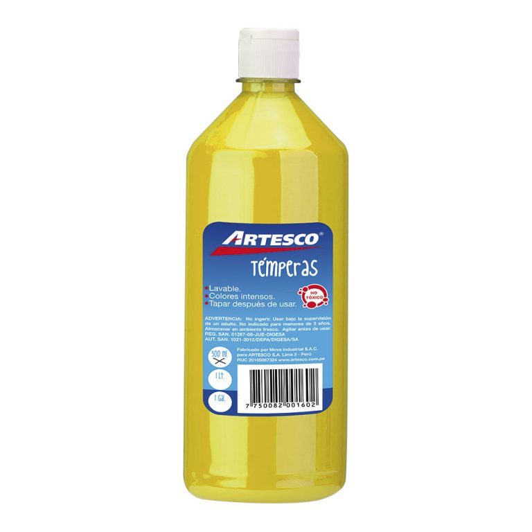 TEMPERA ARTESCO X 500 ML AMARILLO