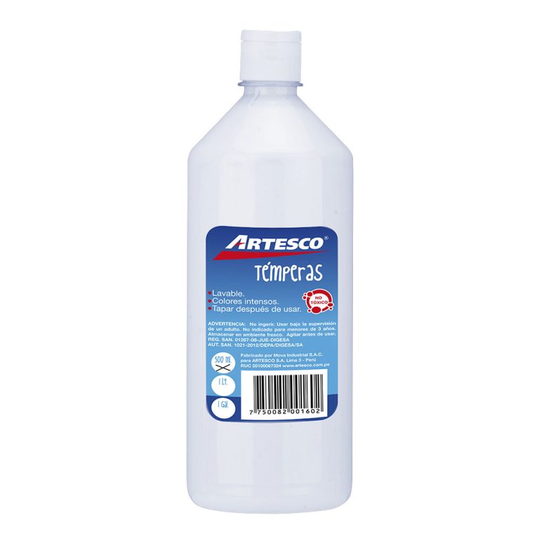 TEMPERA ARTESCO X 500 ML BLANCO