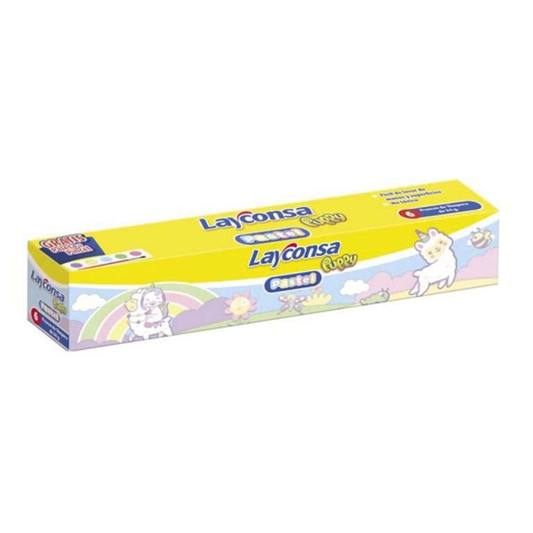 TEMPERA LAYCONSA X 6 COL. PASTEL 30ML