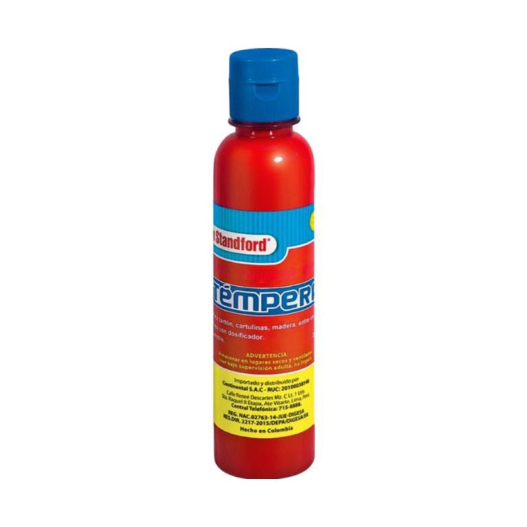 TEMPERA STANDFORD X 250ML ROJO