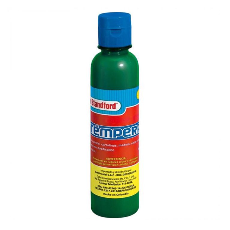 TEMPERA STANDFORD X 250ML VERDE LIMON