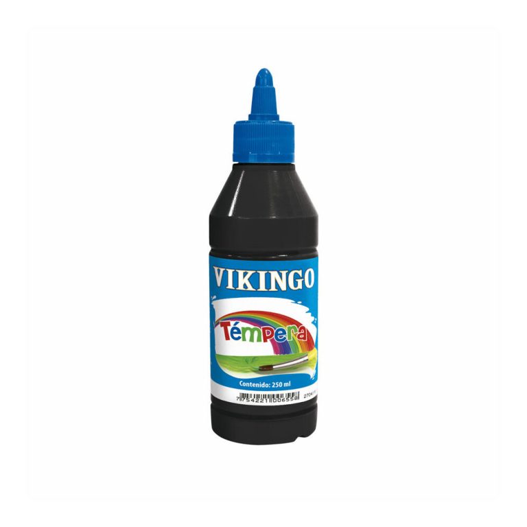 TEMPERA VIKINGO X 250ML C/APLIC. NEGRO