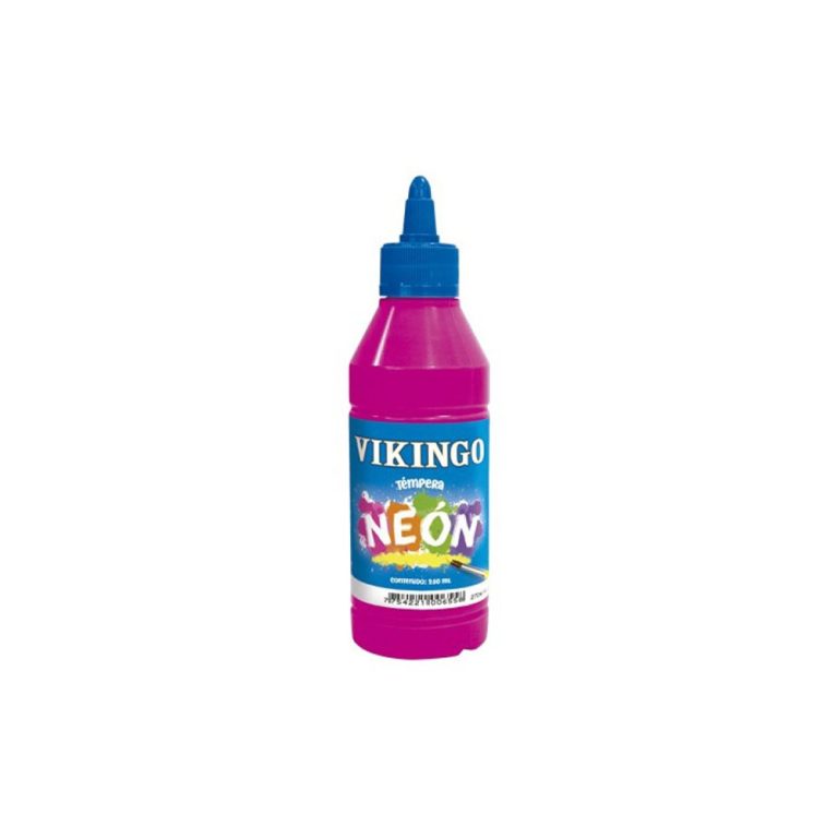 TEMPERA VIKINGO X 250ML NEON C/APLIC. ROSADO
