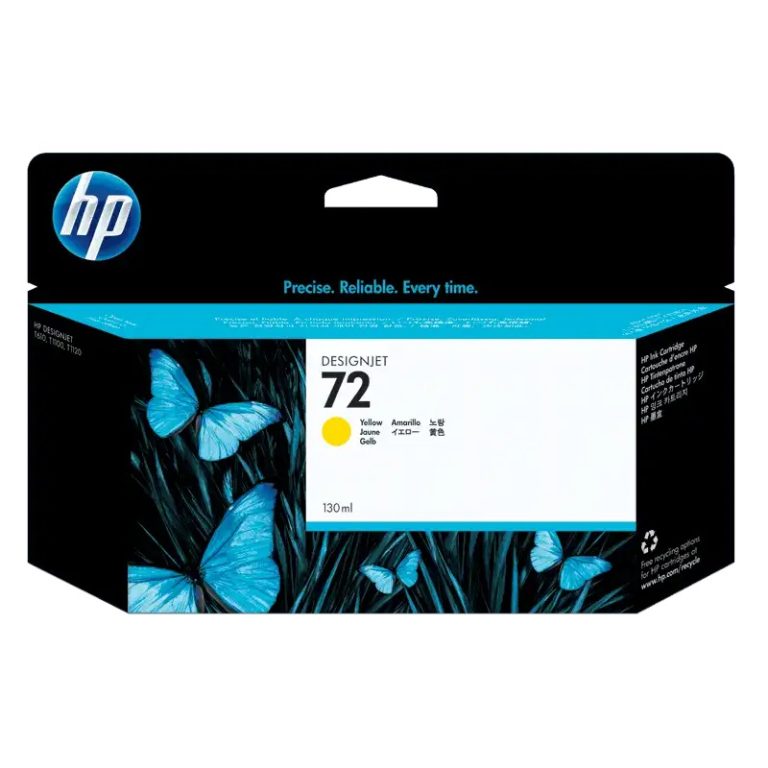 TINTA HP (C9373A) Nº72 YELLOW 130ML. T610/T1100