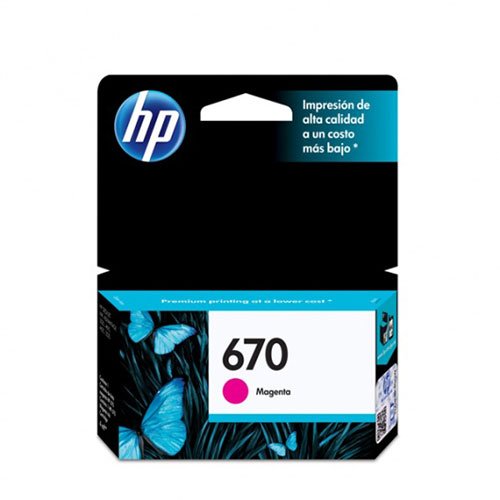 TINTA HP (CZ115AL) 670 MAGENTA 300PAG