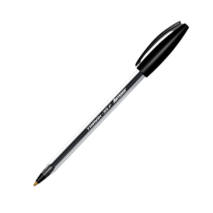 BOLIGRAFO ARTESCO TRIMAX GL-35F NEGRO